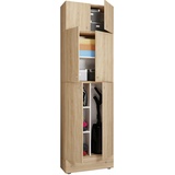 MID.YOU Mehrzweckschrank Sonoma Eiche ca. 70x240x39 cm