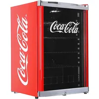 CUBES HC 166 E COCA COLA Getränkekühlschrank (115 l, 845 mm hoch, Rot)