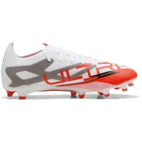 Puma Ultra 5 Match Herren Puma White-Puma Black-Glowing Red 39