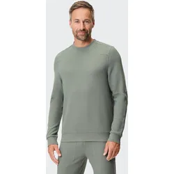 Sweatshirt JOY SPORTSWEAR "VINCENT", Herren, Gr. 52, grün (grape leaf), Obermaterial: 80% Polyester, 14% Lyocell, 6% Elasthan, Sweatshirts Sweatshirt