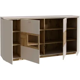 Forte Louoto 199,5 x 101,2 x 41,6 cm Beige / Braun