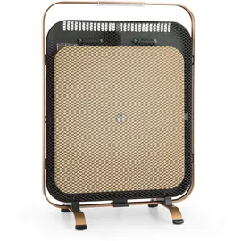 Klarstein HeatPal Marble Blackline Infrarot-Heizung 1300W braun