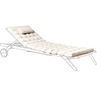 Beliani Liegenauflage CESANA PREMIUM Hellbeige