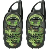 Alecto Walkie Talkie 2er Set für Kinder, 3 km Reichw., camouflage
