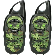 Alecto Walkie Talkie 2er Set für Kinder, 3 km Reichw., camouflage