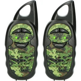 Alecto Walkie Talkie 2er Set für Kinder, 3 km Reichw., camouflage