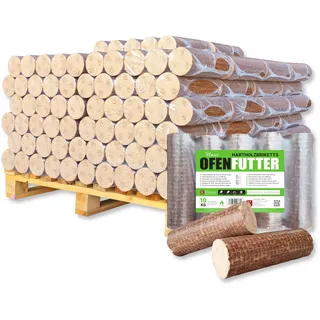 Energie Kienbacher 500kg Palette Nestro Holzbriketts Hartholz Brenn Kamin Ofen Heiz Holz Gluthalter