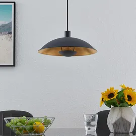 LINDBY Narisara 1-flg. Ø40 rund schwarz/gold