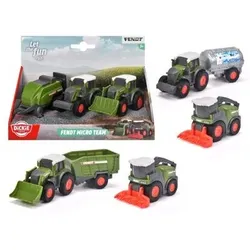 DICKIE TOYS 203732001 Fendt Micro Team, sortiert