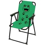 Mojawo Kinder Campingstuhl Klappstuhl Tiermotiv-MKC6000-Frosch
