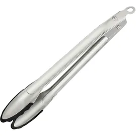 Rösle Gourmetzange Silikon, Hochwertige Küchenzange mit Silikonrand und Grillen, Kochen und Servieren, 23 cm,