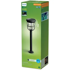 Philips Außenstandleuchte Kunststoff 60,0 cm inkl. Bewegungsmelder schwarz