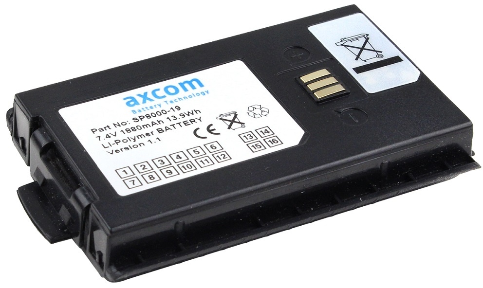 Axcom 7,4V 1,88Ah Li-Po Akku für Sepura STP8000/9000/SC20