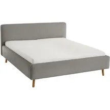 Meise Möbel meise.möbel Polsterbett Mattis 160 x 200 cm Stoff Ash