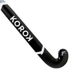 Feldhockeyschläger FH530 Extra Low Bow 30% Carbon Erwachsene grau/weiss 37,5