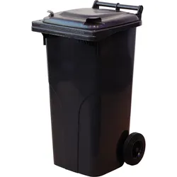 Abfall- und Wertstoffsammelbehälter / 2-Rad Container (F) -  anthrazit / anthrazit / 480