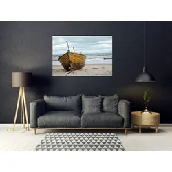 Acrylglasbild QUEENCE "Eragon", beige (farbe bild(er): beige), B:120cm H:80cm, Bilder, Fine Art-Print in Galeriequalität