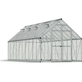 CANOPIA Balance Alu silber HKP 4 mm 15 m2 inkl. Fundament