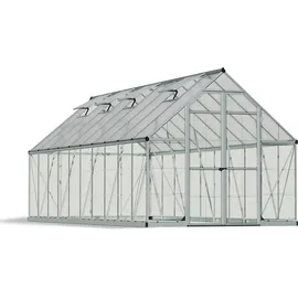 CANOPIA Balance Alu silber HKP 4 mm 15 m2 inkl. Fundament