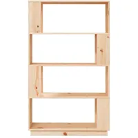 vidaXL Bücherregal 80 x 25 x 132 cm Braun