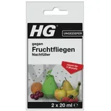 H G-VOGEL HG Fruchtfliegenfalle Nachfüllungen, 2 Nachfüll-Flakons mit Lockstoff ausreichend für 4 Monate - 2 x 20 ml