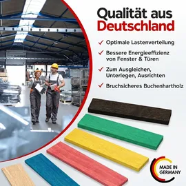 Inovatec Holz Verglasungsklötze 80 x 24 mit Eimer