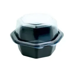 DUNI Octaview Menübox für kalte Speisen 116630 , 1 Karton = 375 Stück, Fassungsvermögen: 265 ml