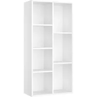 VASAGLE Bücherregal 50 x 106 x 24 cm Weiß