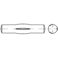 Industrial Quality Supplies ISO 8742 Knebelkerbstift, ST 3x30 HP