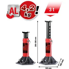 KS Tools Unterstellbock Aluminium 260-390 mm grau paarweise
