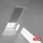 VELUX Verdunkelungsrollo DKL CK02 0705SWL Grau, 0705, GGU,Manuell,VELUX,weiße Schiene