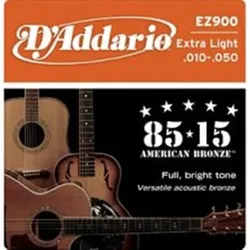 D'Addario EZ890 Saitensatz für Akustik-Gitarren, Bronze 009 - 045