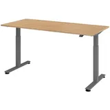 bümö Schreibtisch Eiche braun