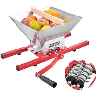Arebos - Manuelle Obstmühle 7L Traubenmühle Obstschredder Obstpresse Obsthäcksler