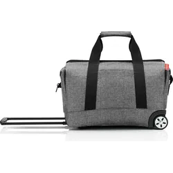 Allrounder Trolley Tasche grau auf Rollen
