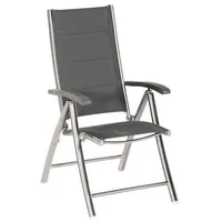 Merxx Ferrara Sessel 62 x 101,5 x 116,5 cm grau klappbar
