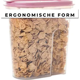 Centi Vorratsdosen 4-teiliges Set transparent 2 l