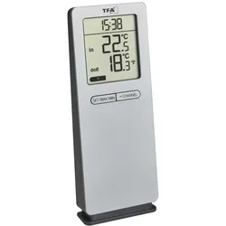 TFA LOGOneo - Thermometer - digital - kabellos - Silber