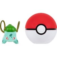 Pokémon Clip'n'Go Poké Balls Bisasam - Pokéball,