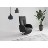 sit&more TV-Sessel Juma schwarz 75 x 110 x 82 cm mit Drehfunktion & Kopfteilverstellung