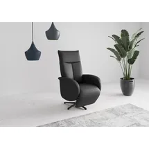 sit&more TV-Sessel Juma schwarz 75 x 110 x 82 cm mit Drehfunktion & Kopfteilverstellung