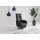 sit&more TV-Sessel Juma schwarz 75 x 110 x 82 cm mit Drehfunktion & Kopfteilverstellung