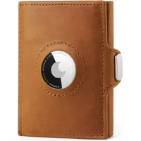 luxuskollektion DODENSHA Airtag Mini Geldbörse Herren braun