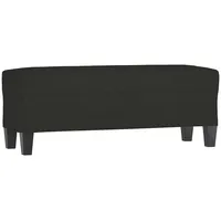 VidaXL Sitzbank Schwarz 100x35x41 cm Stoff
