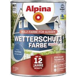 Alpina Wetterschutzfarbe 2,5 l, azurblau