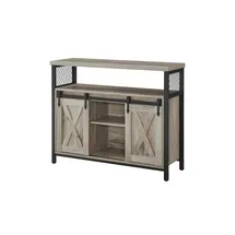 VASAGLE Sideboard, LSC092B02 grau 100,0 x 33,0 x 80,0 cm, 1 St.
