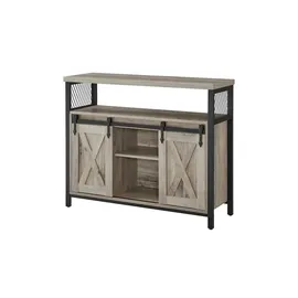 VASAGLE Sideboard, LSC092B02 grau 100,0 x 33,0 x 80,0 cm, 1 St.