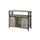 VASAGLE Sideboard, LSC092B02 grau 100,0 x 33,0 x 80,0 cm, 1 St.