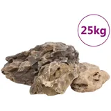 vidaXL Drachensteine 25 kg Grau 10-40 cm