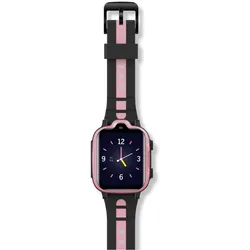 Digital Smartwatch Rechteckig IPX7 4G  SW1 Kids (Schwarz, Rose)